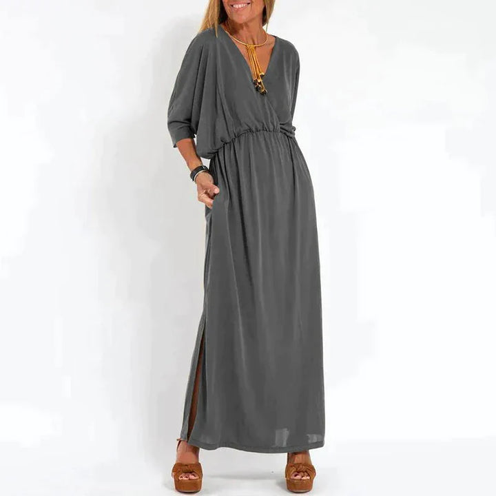 Drune | Elegantes Boho-Maxikleid mit Taillenband