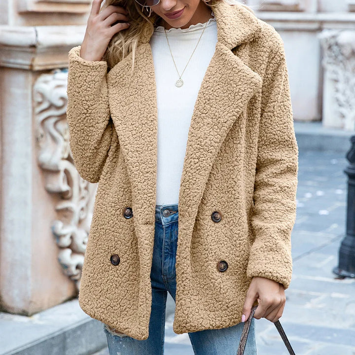 Drune | Teddyjacke Braun Flauschig und Trendy