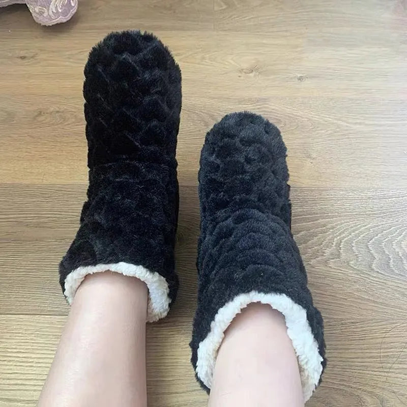 Drune | Plüsch Hausschuh - gemütliche Fleece-Pantoffeln