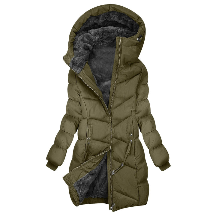 Drune | Wintermantel Lang Steppjacke mit Kapuze - Winddichter, Warmer Outdoor Parka