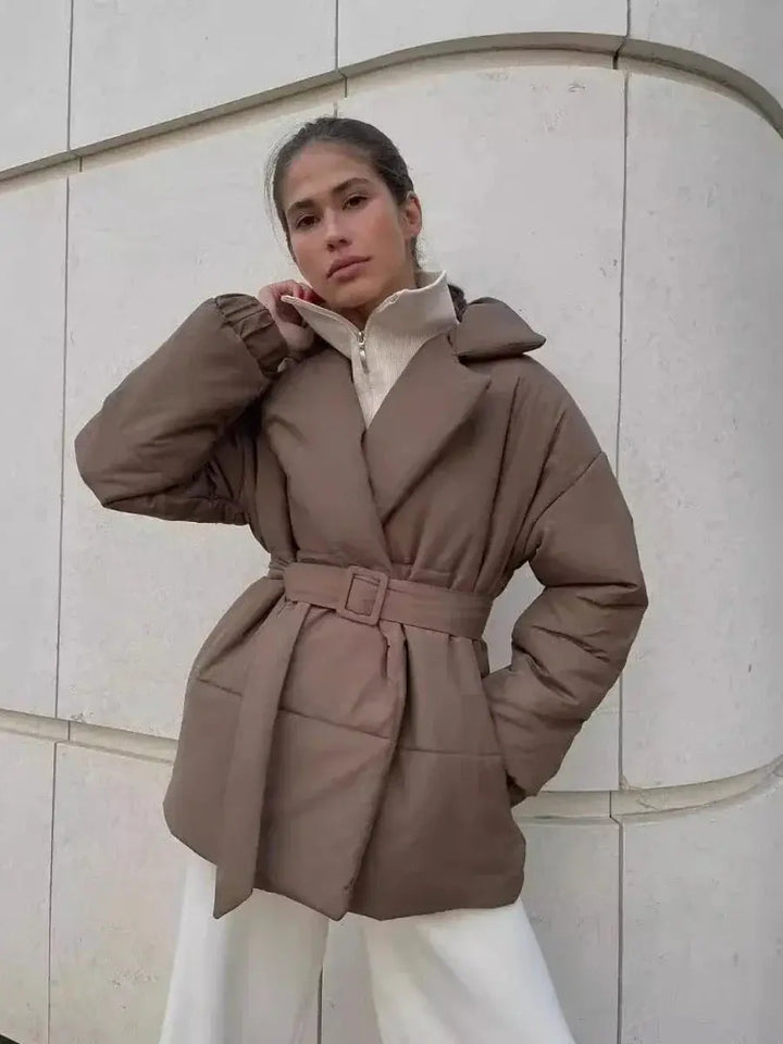 Drune | Pufferjacke mit Gürtel