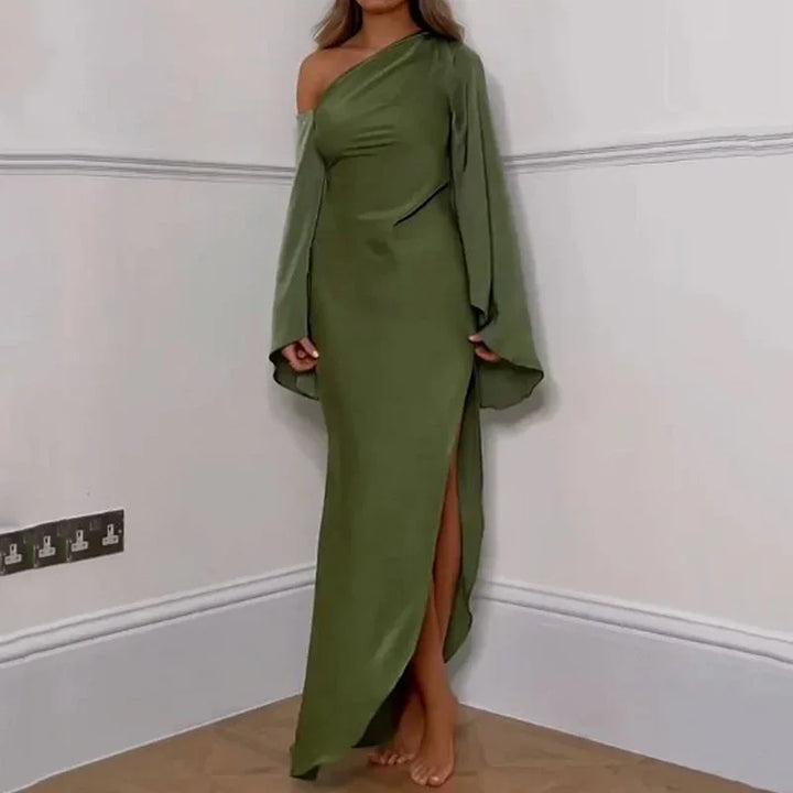 Drune | Elegantes Langes Abendkleid In Grün