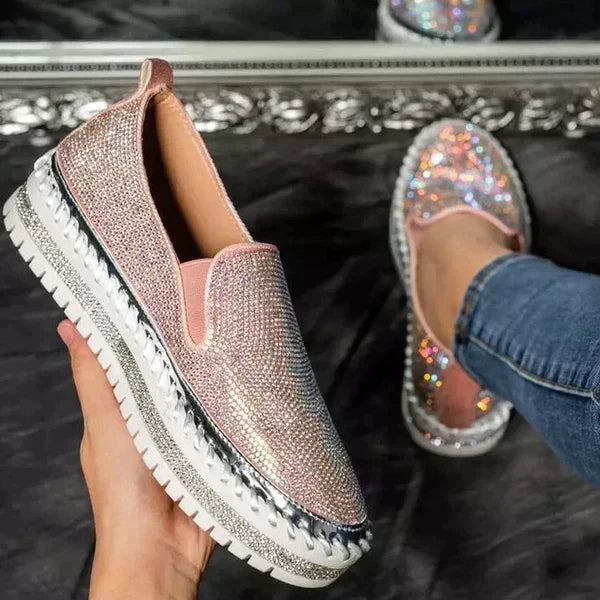Drune | Schillernde Slip-On-Sneaker