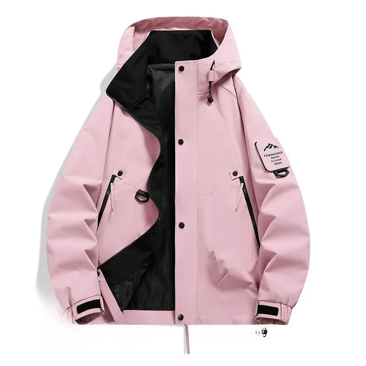 Drune Kapuzen-Windbreaker Jacke