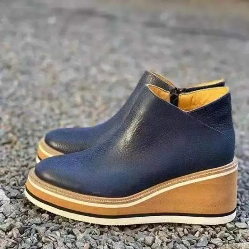Drune | Stilvolle Stiefeletten mit Zipper und Plateau