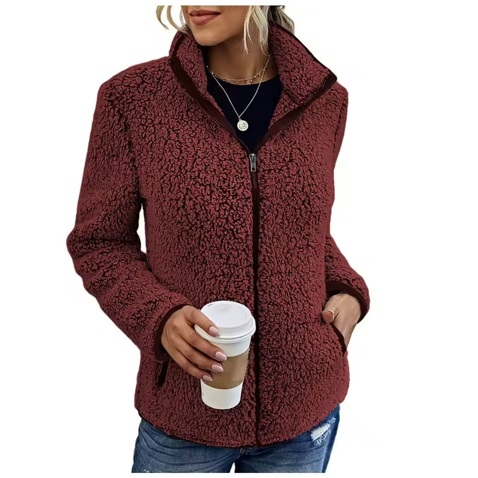 Drune | Fleece-Standkragenjacke
