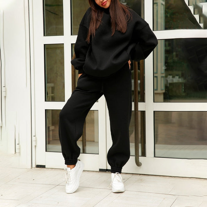 Drune | Jogging-Set - Oversized Fit - Kapuze & Elastischer Bund - Weiche Baumwolle