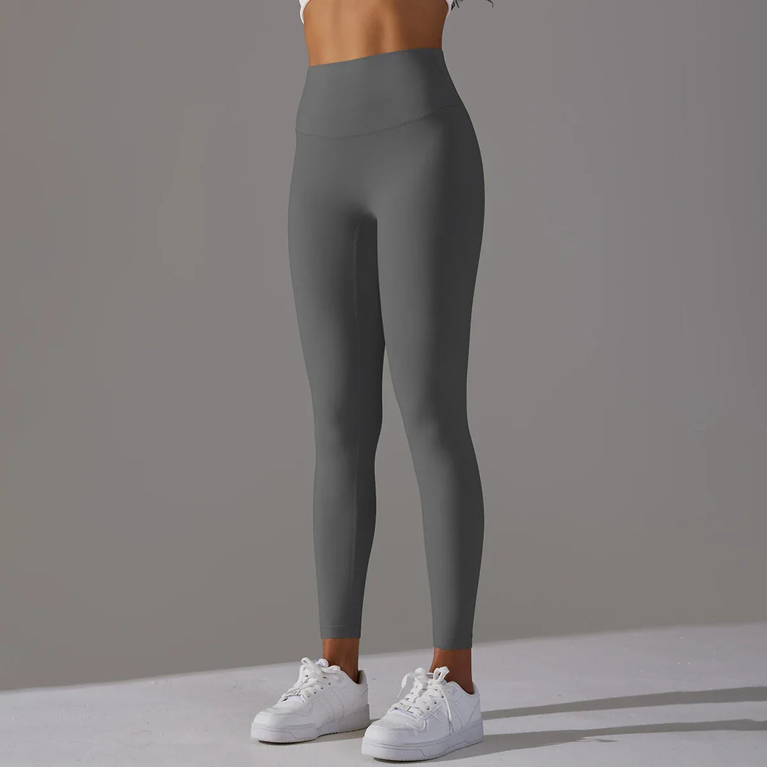 Drune | Atmungsaktive hohe Taille Yoga Leggings für Damen zum Sport, Laufen und Radfahren