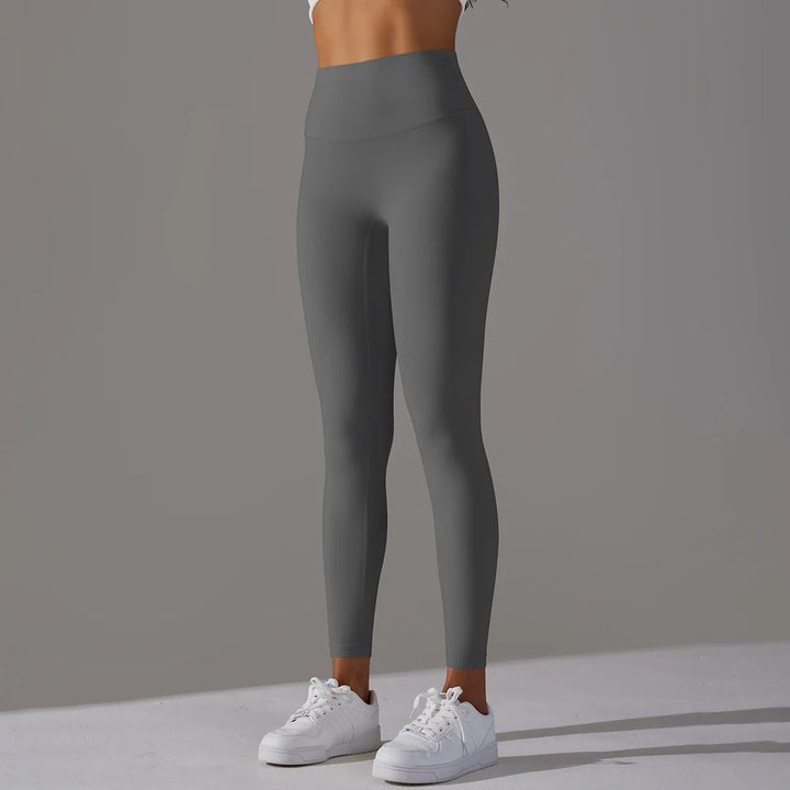Drune | Atmungsaktive hohe Taille Yoga Leggings für Damen zum Sport, Laufen und Radfahren