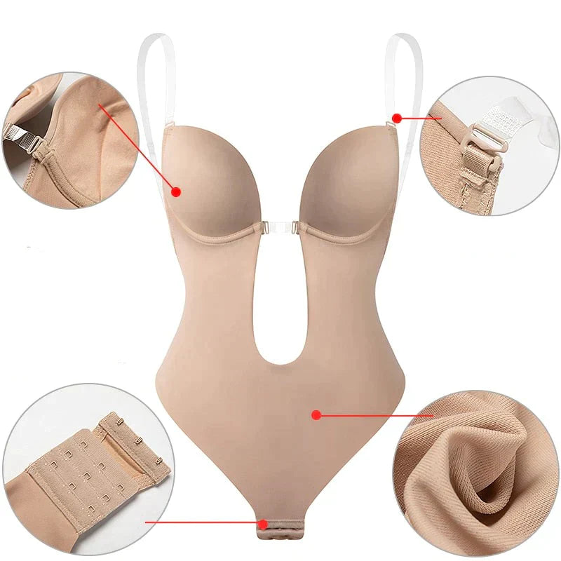 Drune | Rückenfreier Bodysuit für elegante Outfits