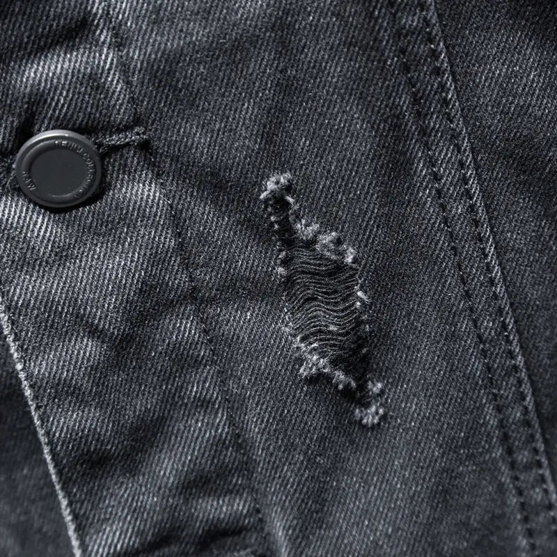 Drune | Jeansjack mit Kapuze für Herren