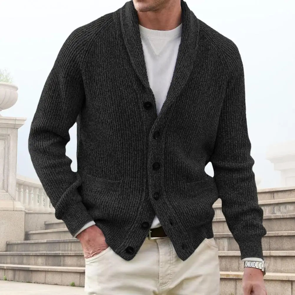 Drune | Strickjacke mit Knöpfen Wollmischung Klassisch und Komfortabel