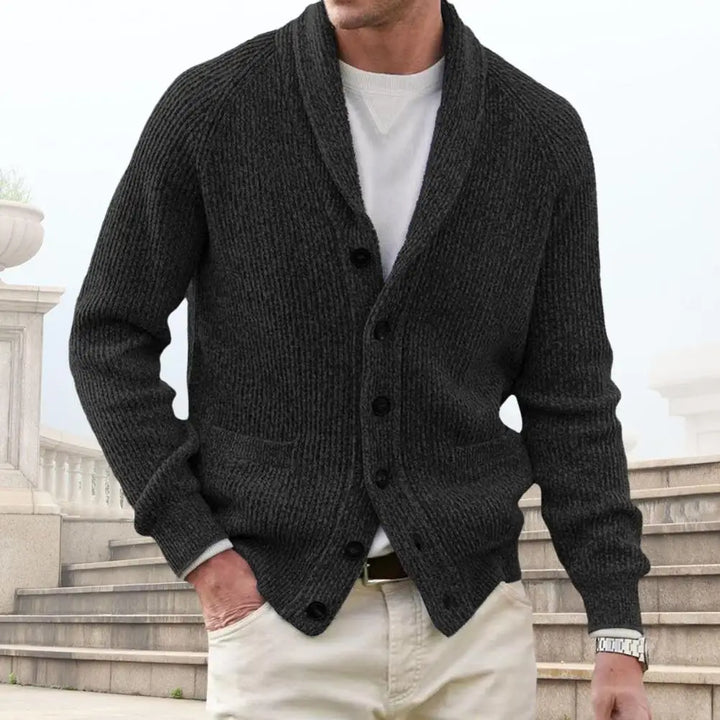 Drune | Strickjacke mit Knöpfen Wollmischung Klassisch und Komfortabel