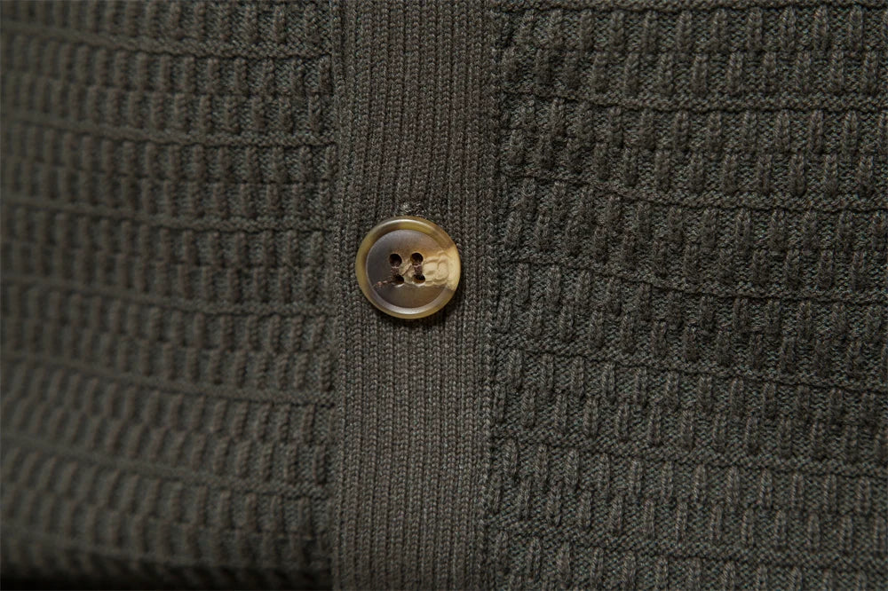 Drune | Strick Cardigan mit Knöpfen Elegant und Komfortabel Perfekt Für Layer-look