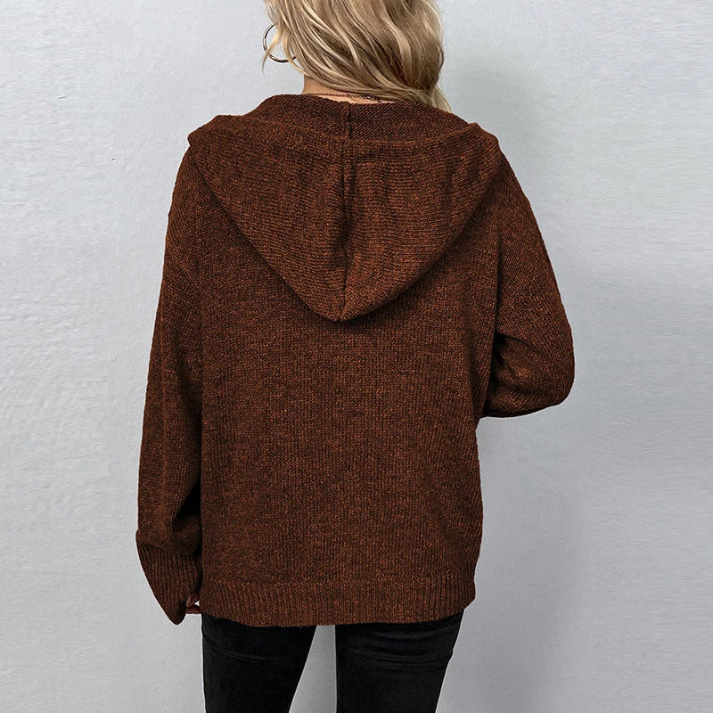 Drune | Bequemer Hooded Cardigan