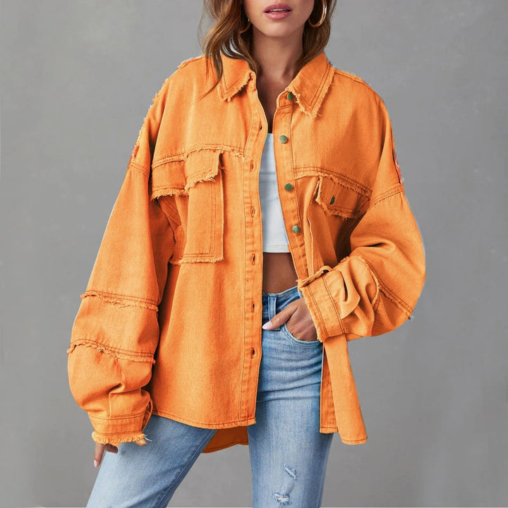 Drune | Modische vibrierende Denimjacke für Frauen