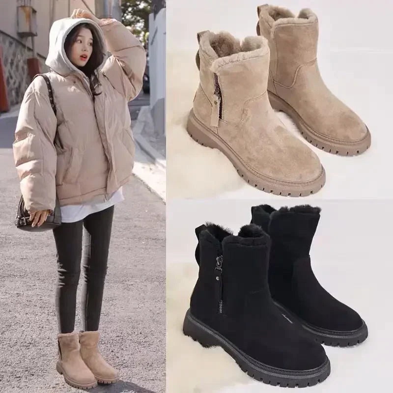 Drune | Damen Winterstiefel mit Fellfutter