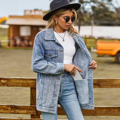 Drune Die Vintage Jeansjacke unter Ihrem Mantel
