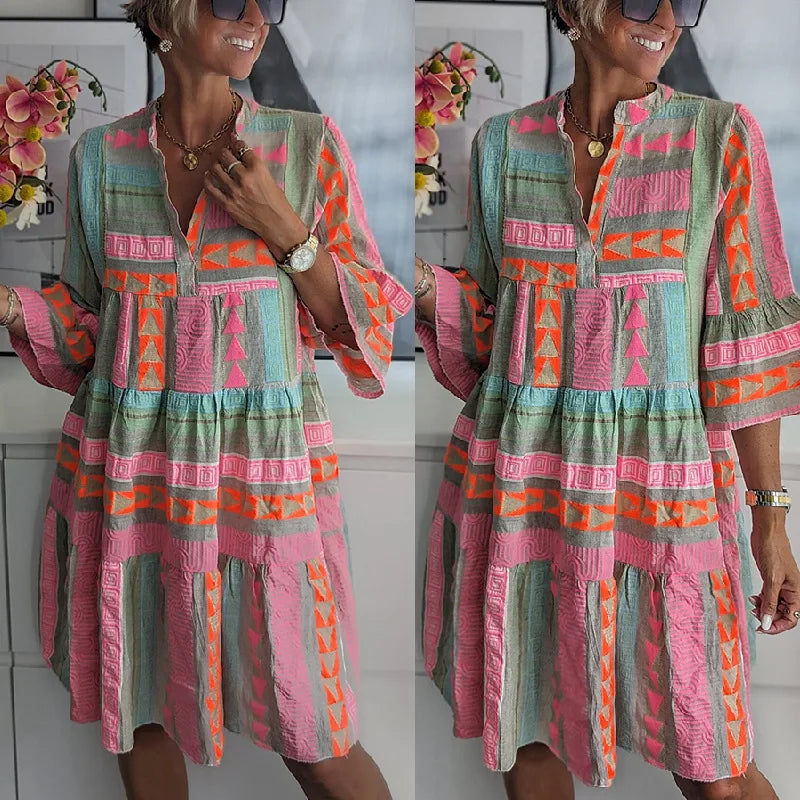Drune | Stilvolles Relaxed-Fit Sommerkleid