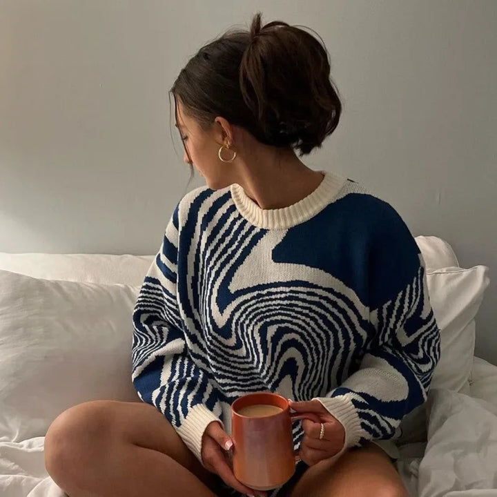 Strikket Vintage Genser | Unisex | Avslappet Komfort