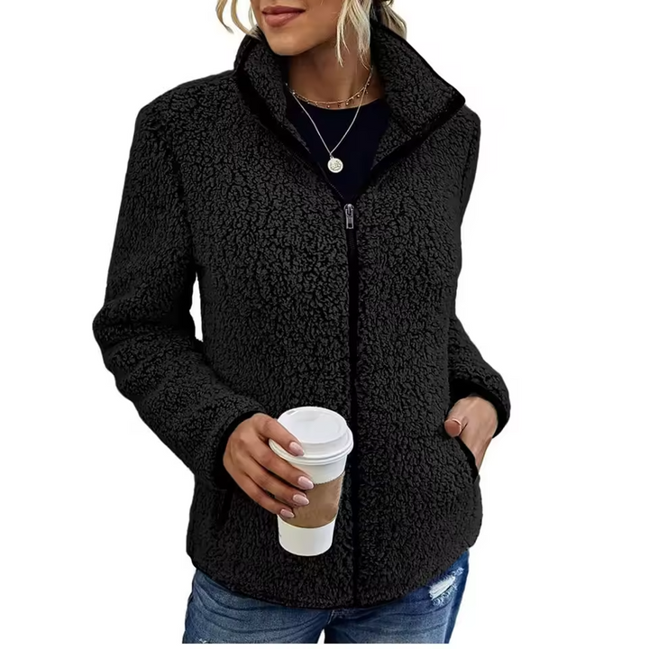 Drune | Fleece-Standkragenjacke