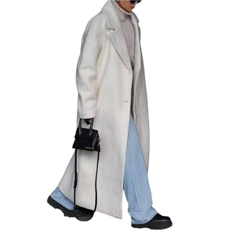 Drune | Warme Plüsch Damen Winterjacke