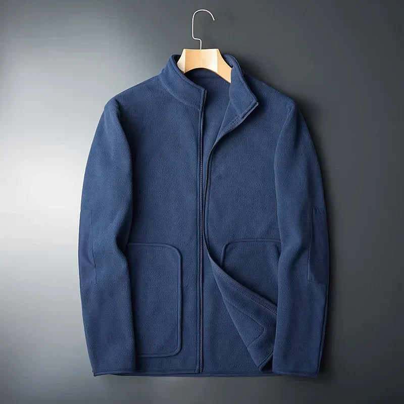 Drune | Herren-Fleecejacke mit kontrastierenden Details - Erian