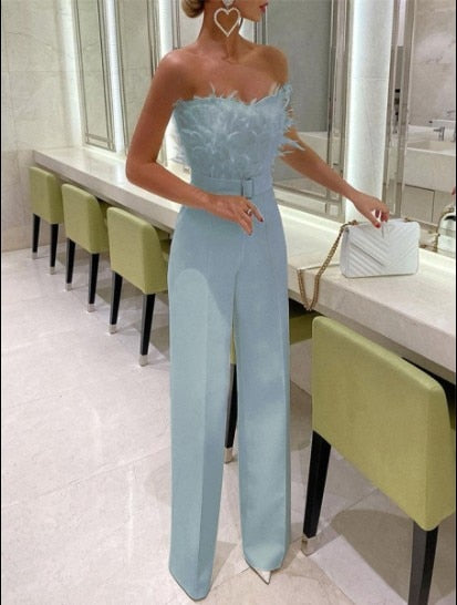 Drune Eleganter Lange Jumpsuit - Verführerische Party-Mode