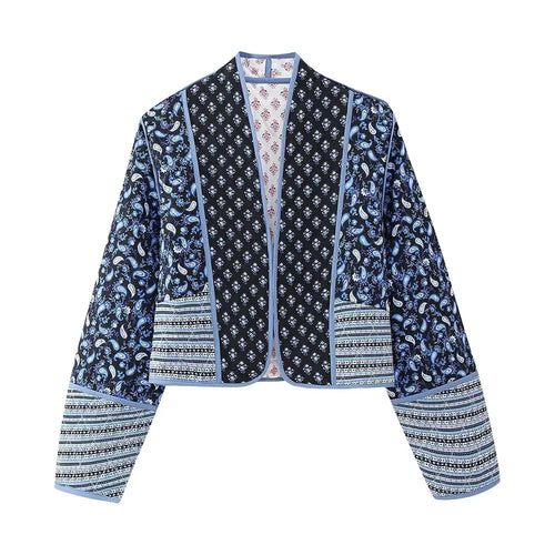 Drune | Wendbare Vintage-Patchwork-Blumenjacke für Frauen - Favorit im Frühling und Sommer 2025