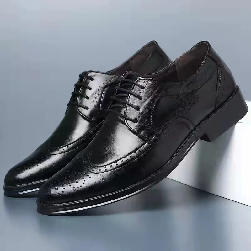 Drune | Bequeme Oxford Herren Business Anzug Schuhe