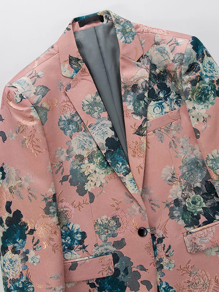 Drune | Eleganter Blumen Blazer Für Herren Der Perfekte Statement Look
