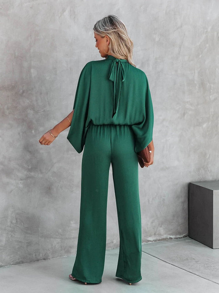 Drune | Fließender Eleganter Jumpsuit Weitbein