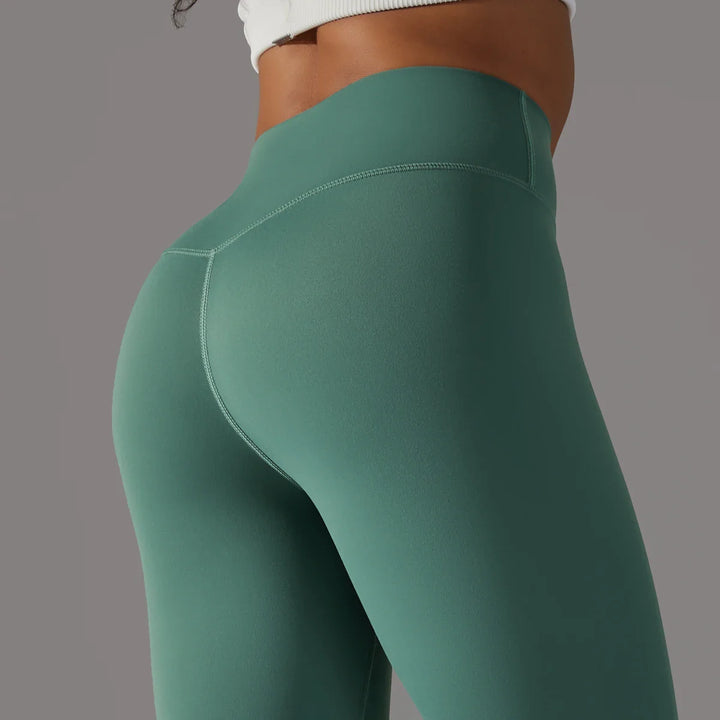Drune | Atmungsaktive hohe Taille Yoga Leggings für Damen zum Sport, Laufen und Radfahren
