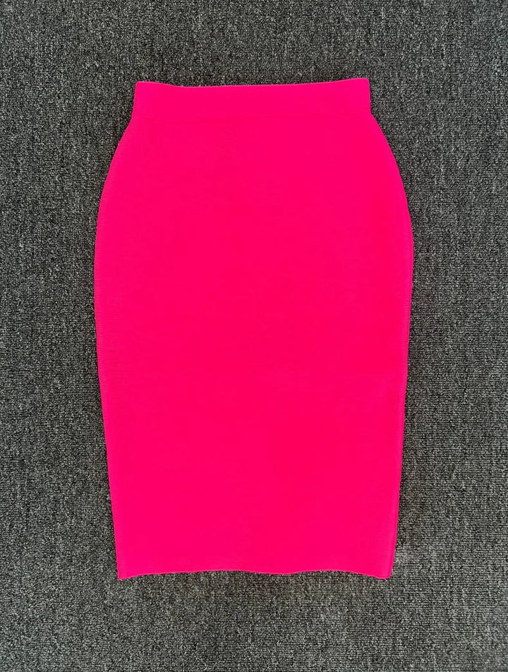 Drune | Frauen Neue Rayon Bandage Rock Elegante Bleistiftrock Berühmte Sexy Club Party Kleidung Vintage Vestios