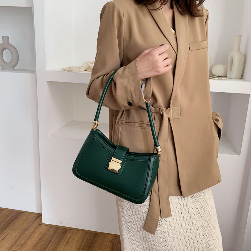 Drune | Stilvolle Schultertasche für Damen - Designer-Handtasche mit Reißverschluss