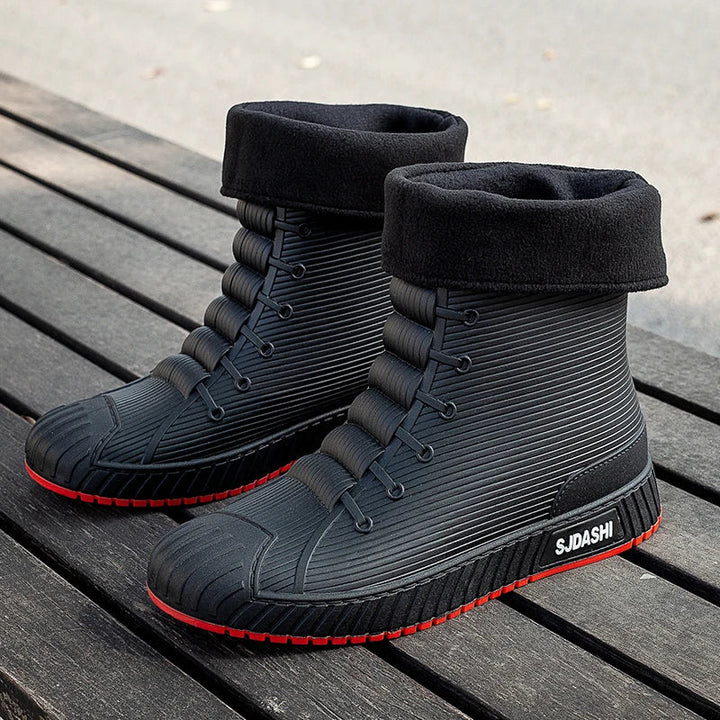 Drune | Schuhe High Top Wasserdicht Fleece Gefüttert Robuste Sohle mittelhoher Schaft