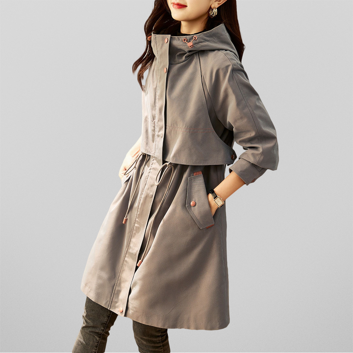 Drune | Crimson Elegance Damenjacke Stilvolle Jacke mit Funktionalen Details für Jede Jahreszeit