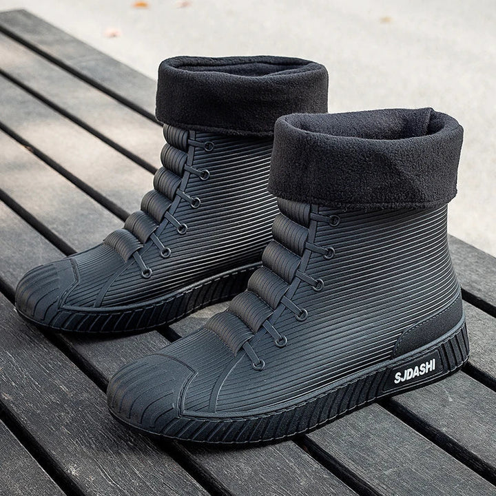 Drune | Schuhe High Top Wasserdicht Fleece Gefüttert Robuste Sohle mittelhoher Schaft
