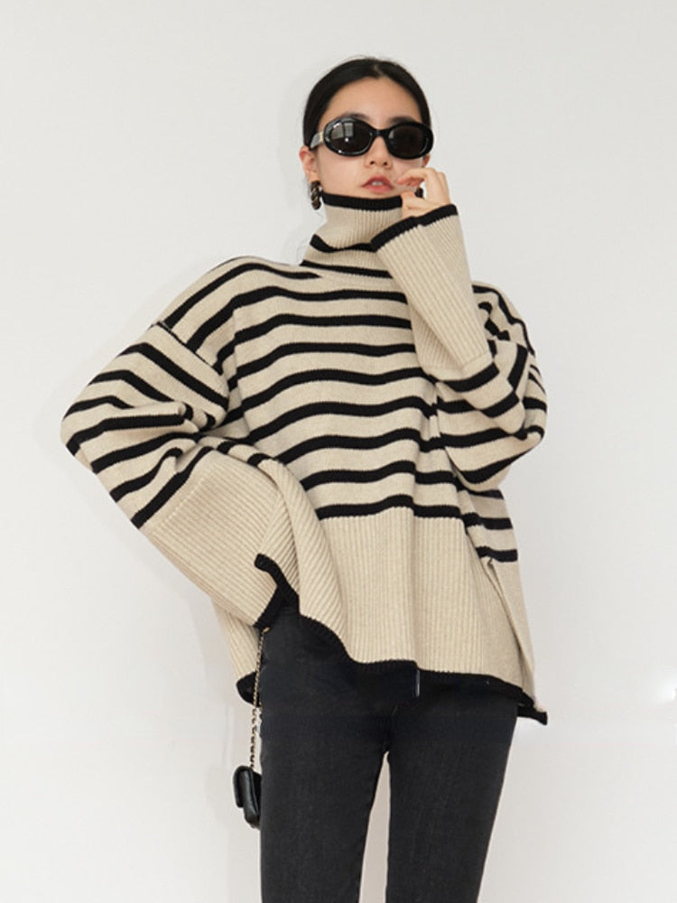 Drune | Gestreifter Pullover