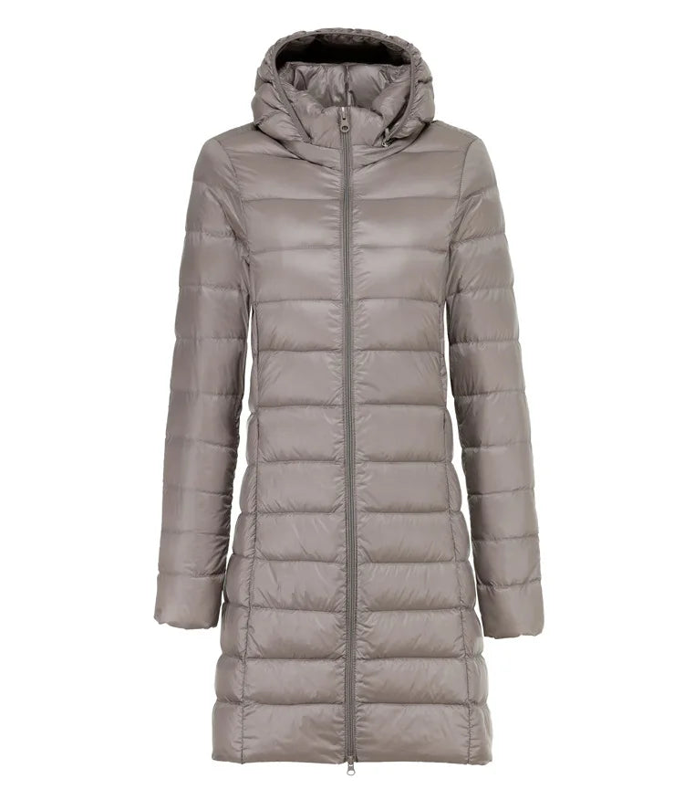 Drune | Lange Daunenjacke
