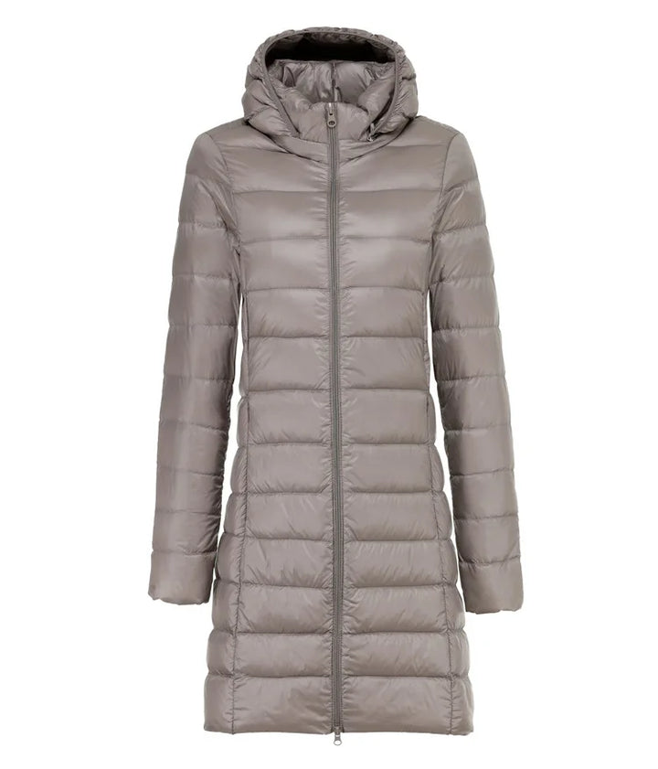 Drune | Lange Daunenjacke