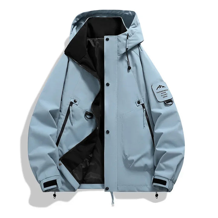 Drune Kapuzen-Windbreaker Jacke