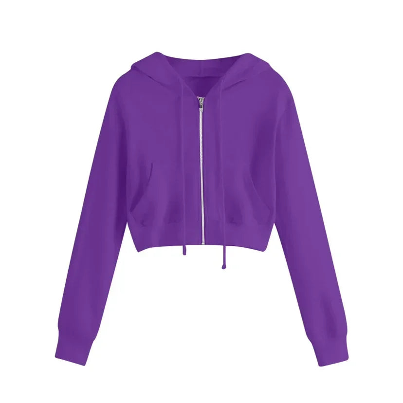 Drune | Kurzes, Warmes und Kuscheliges Winter Kapuzen Sweatshirt