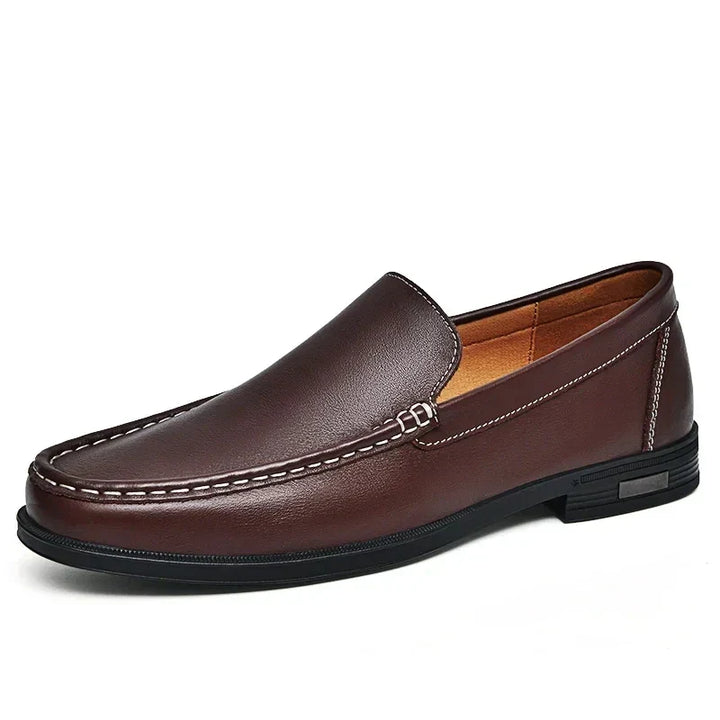 Drune | Stilvolle Slip on Büro Leder Männer Schuhe