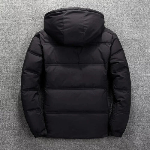 Drune | Daunen-Winterjacke mit Winddichter und Abnehmbarer Kapuze für Männer