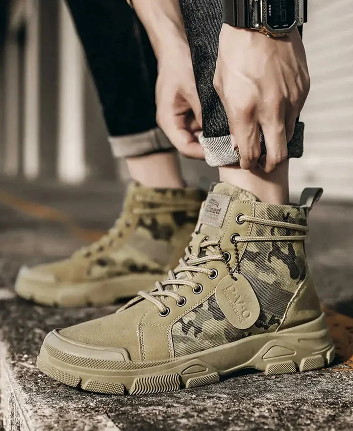 Drune | Outdoor Stiefel Mit Tarnmuster Für Herren