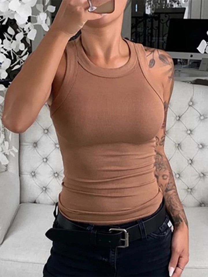 Drune Klassisches Körpergefühl | Damen Ripp-Tanktop