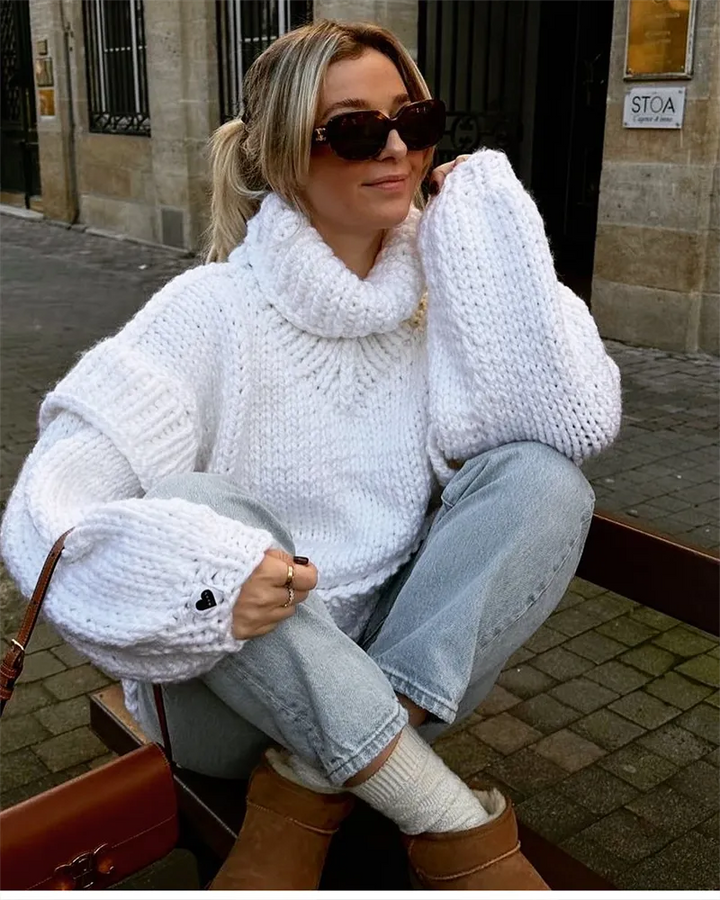 Drune | Chunky Strickpullover Oversized und Trendy Perfekt Für Den Herbst