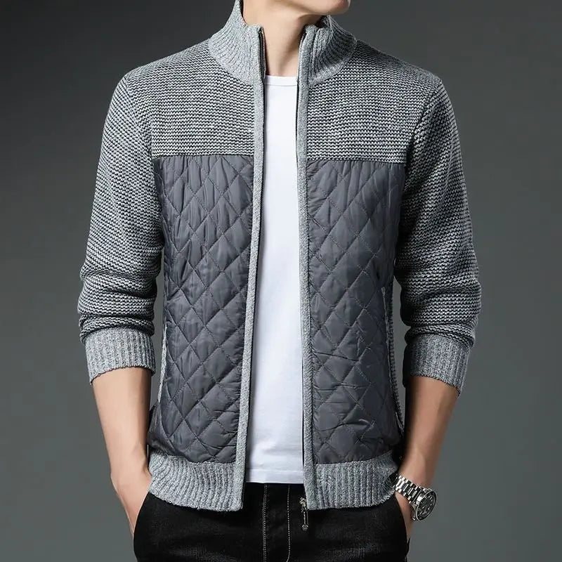 Drune | Gepolsterte gestrickte Herrenjacke