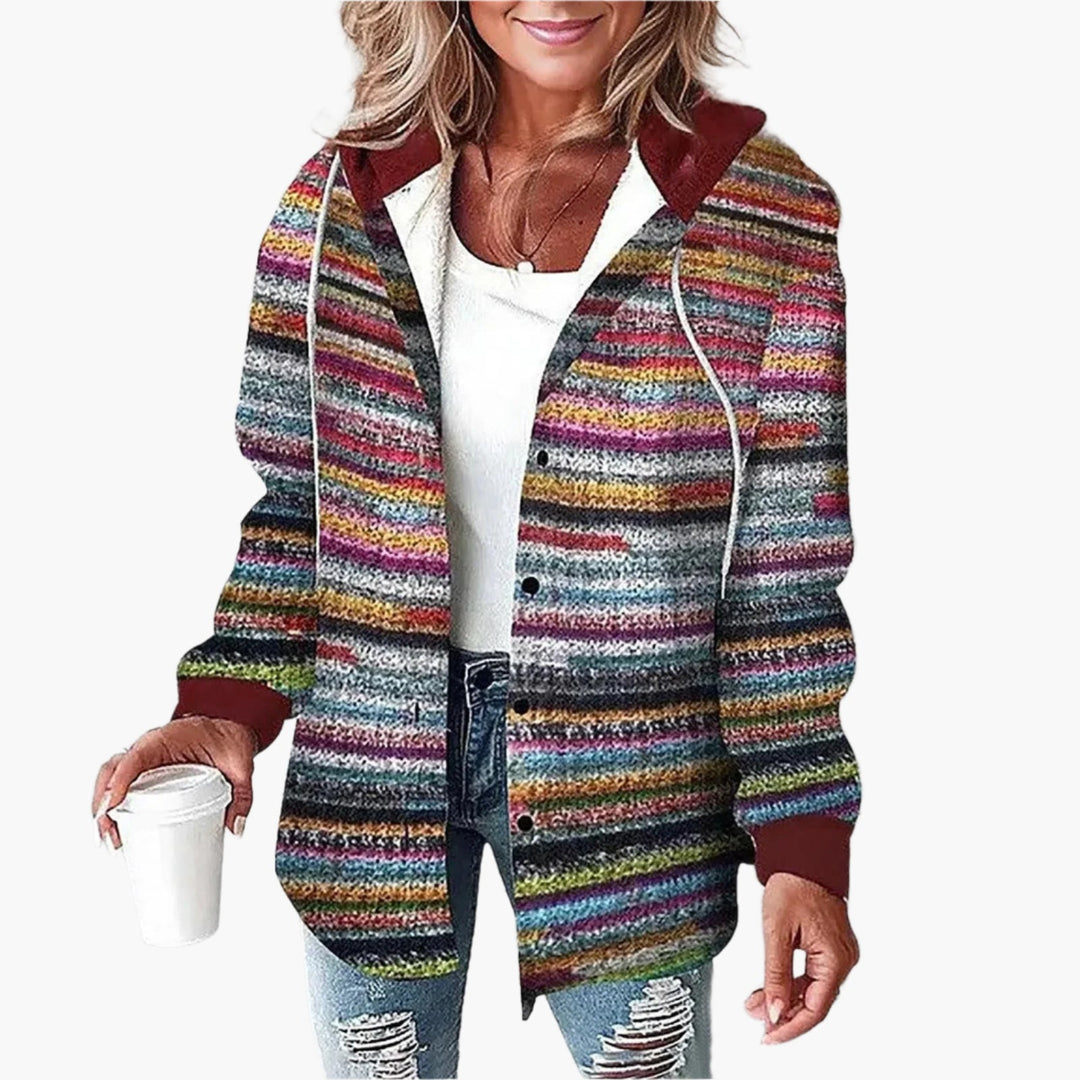 Drune | Karierte Freizeitjacke mit Kapuze - Lässiger Herbst- und Winterstil